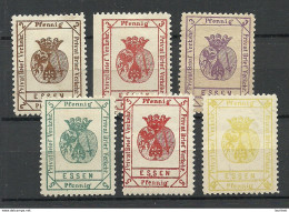 GERMANY Reich 1887/1888 ESSEN Privater Stadtpost Private Local City Post * - Correos Privados & Locales