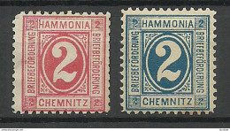 Deutschland Ca 1890 CHEMNITZ Privater Stadtpost Local City Post Private Post - Private & Local Mails