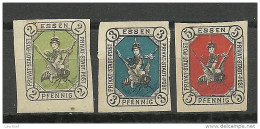 Germany Deutsches Reich Ca 1880 Stadtpost ESSEN Biene Local Private City Post - Posta Privata & Locale