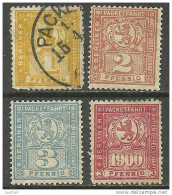 Germany Deutschland Ca 1900 Local Private City Post Privatpost Stadtpost Packetfahrt A. G. Berlin * & O - Private & Local Mails