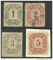 GERMANY Ca 1885 Local City Post Private Post Stadtpost Briefbef√∂rderung Braunschweig O - Correos Privados & Locales
