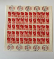 Réunion - 409 -  " Donneurs De Sang Bénévoles "- Feuille De 50 Timbres Etat Luxe Avec Cachet Premiers Jours - Unused Stamps