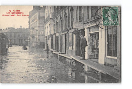 NANTES - Les Inondations - Décembre 1910 - Quai Brancas - Très Bon état - Nantes