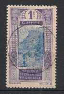 GUINEE - 1913 - N°YT. 63 - Gué à Kitim 1c Violet - Oblitéré / Used - Used Stamps