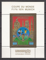Football / Soccer / Fussball -WM 1974: Khmere GoldBl **, Perf. - 1974 – West Germany