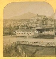 Savoie * Chambéry, Vue Prise De La Gare, Faubourg Reclus, Nivolet * Photo Stéréoscopique Vers 1860 - Stereoscoop