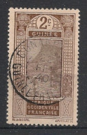 GUINEE - 1913 - N°YT. 64 - Gué à Kitim 2c Brun - Oblitéré / Used - Usati