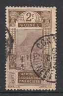 GUINEE - 1913 - N°YT. 64 - Gué à Kitim 2c Brun - Oblitéré / Used - Used Stamps