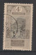 GUINEE - 1913 - N°YT. 65 - Gué à Kitim 4c Gris - Oblitéré / Used - Usati