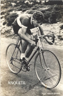 Photo - Cyclisme - Format 9X14cm - Jacques ANQUETIL - 1934-1987 - Signature - Cyclisme