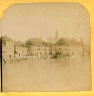Suisse * Solothurn, Soleure Bords De L’Aar * Photo Stéréoscopique Bertrand Vers 1858 - Stereo-Photographie