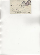 LETTRE AFFRANCHIE N° 133 SEUL SUR LETTRE  CAD BEAUVAIS -OISE -ANNEE 1905 - COTE / 30 € - Mechanische Stempels (varia)