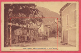Aspres-sur-Buech Dépt. Hautes Alpes : Place Delorme -  Boulangerie - Lavoir - Rue Animée. - Other & Unclassified