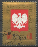 Pologne - Poland - Polen 1966 Y&T N°1539 - Michel N°1687 (o) - 60g Aigle - Gebraucht
