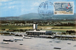 Carte Maximum - Aéroport Bâle-Mulhouse - 13 Mars 1982 - 1980-1989