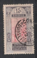 GUINEE - 1913 - N°YT. 68 - Gué à Kitim 15c Brun-violet - Oblitéré / Used - Usados