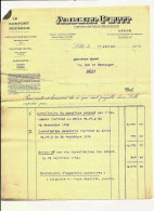 FACTURE 1925 Le CONFORT MODERNE Travaux Installation Sanitaire Et Electricité , Très Bon état - 1900 – 1949