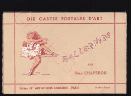 Jean Chaperon - Dix Cartes Postals D'Art - Ballerines - Boekje 10 Postkaarten - Chaperon, Jean