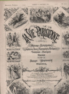 LA VIE PARISIENNE 19 01 1895 - L'INVITE LYSIS / MON ALMANACH / DESSIN H. GERBAULT NOBLES & THEATRES / MONTE-CARLO CASINO - Revues Anciennes - Avant 1900