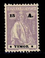 ! ! Timor - 1923 Ceres 15 A - Af. 197 - MH - Timor