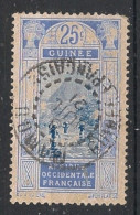 GUINEE - 1913 - N°YT. 70 - Gué à Kitim 25c Outremer - Oblitéré / Used - Usados