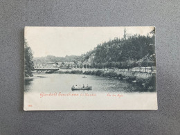 Giesshubl Sauerbrunn Bei Karlsbad An Der Eger Carte Postale Postcard - Boehmen Und Maehren