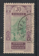 GUINEE - 1913 - N°YT. 71 - Gué à Kitim 30c Violet-brun - Oblitéré / Used - Usados