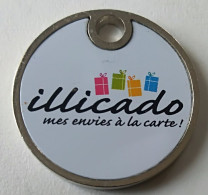 Jeton De Caddie - Illicado - Mes Envies à La Carte ! - En Métal - (1) - - Trolley Token/Shopping Trolley Chip