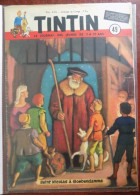 Tintin N° 49-1951 Couv. Cuvelier - Conte Inédit Saint-Nicolas Par Cuvelier -  Citroën - Kuifje