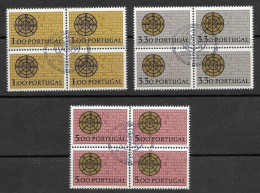 Portugal 1966 Défense De La Civilisation Chrétienne Defense Christianity X 4 Cachet Premier Jour Funchal Madeira Madère - Used Stamps