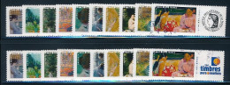 France 2006 - 3866A-3875A Deux Séries Timbres Les Impressionnistes Personnalisé Avec Logo Céres Et TPP - Oblitéré - Gebruikt