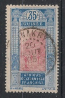GUINEE - 1913 - N°YT. 72 - Gué à Kitim 35c Bleu - Oblitéré / Used - Usados