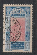 GUINEE - 1913 - N°YT. 72 - Gué à Kitim 35c Bleu - Oblitéré / Used - Usati