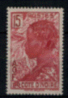 France - Cote D'Ivoire - "Femme Baoulé" - Neuf 2** N° 114 De 1936/38 - Unused Stamps