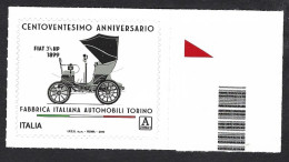Italia 2019; FIAT , 120° Anniversario , Prioritaria A Zona1; Bordo Destro. - 2011-20:  Nuevos