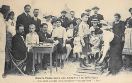 CPA. [75] > PARIS > N° 1 - OEUVRE PARISIENNE DES ENFANTS A LA MONTAGNE - Une Visite Médicale - 1914 - TBE - Altri & Non Classificati