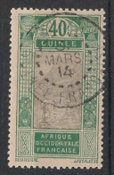 GUINEE - 1913 - N°YT. 73 - Gué à Kitim 40c Vert - Oblitéré / Used - Used Stamps