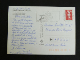 SAINT CYR SUR MER - VAR - FLAMME SUR MARIANNE BRIAT - LA MONTAGNE SAINTE VICTOIRE - Mechanical Postmarks (Advertisement)
