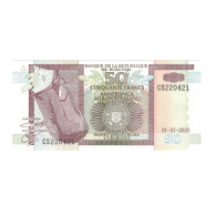 Billet, Burundi, 50 Francs, 2003, 2003-07-01, KM:36d, NEUF - Burundi