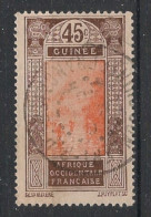 GUINEE - 1913 - N°YT. 74 - Gué à Kitim 45c Brun - Oblitéré / Used - Used Stamps