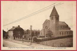 C.P. Chatelineau-Corbeau = Chaussée De Châtelineau à  Gilly :  Eglise  Sainte-Marie  De  Style Roman. - Châtelet
