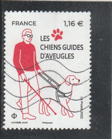 FRANCE 2022 LES CHIENS D'AVEUGLES YT 5623 OBLITERE - Used Stamps