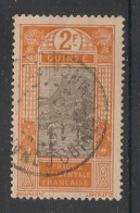 GUINEE - 1913 - N°YT. 78 - Gué à Kitim 2f Orange - Oblitéré / Used - Used Stamps