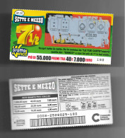 Gratta E Vinci - Sette E Mezzo - Lotto 08 VI - Billetes De Lotería