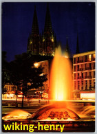 Köln - Blick Vom Opernhaus Nord Süd Fahrt Und Dom - Am Abend - Köln