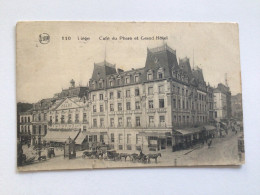 Carte Postale Ancienne  Liège Café Du Phare Et Grand Hôtel (Jules QUEWET Génie 3e D.A.-3C - Luik