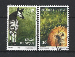 Belgie 1992 150 J Antwerpse Zoo OCB 2486/2487  (0) - Gebruikt