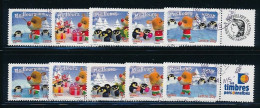 France 2006 - 3986A - 3990A Deux Séries Timbres Meilleurs Voeux  Personnalisé Logo Cérès Et TPP- Oblitéré - Used Stamps