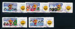 France 2006 - 3986B - 3990B  Série Timbres Adhésifs Meilleurs Voeux  Personnalisé Avec Logo Privé - Oblitéré - Used Stamps