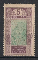 GUINEE - 1922-26 - N°YT. 84 - Gué à Kitim 5c Violet-brun - Oblitéré / Used - Gebruikt